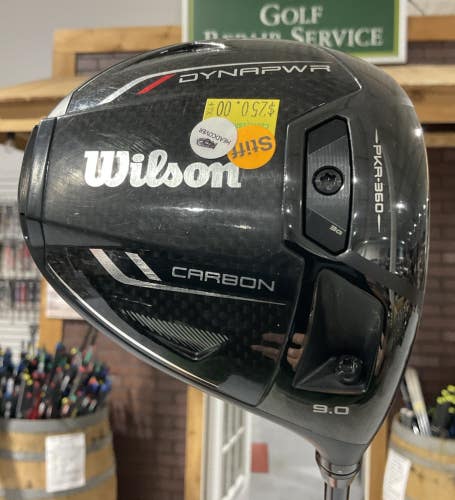 Wilson DYNAPWR CARBON 9 Driver 45" FUJIKURA VENTUS Stiff Flex Graphite RH USED