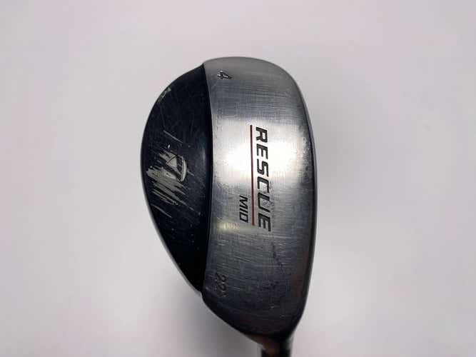 TaylorMade Rescue Mid 4 Hybrid 22* Light Metal Regular Steel Mens RH