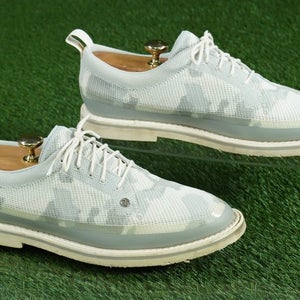 GFORE CAMO KNIT TUXEDO GALLIVANTER GOLF SHOES MENS 10, SNOW GRAY CAMO G4MS22EF10