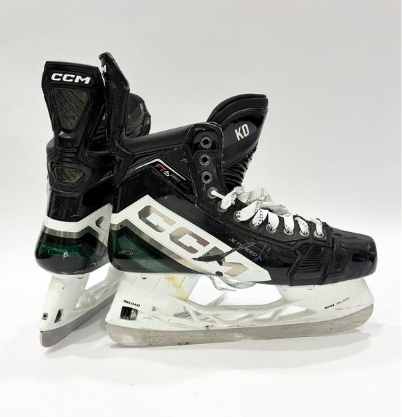 CCM Jetspeed FT6 Pro (white/green) Pro Stock Skates - Size 9R
