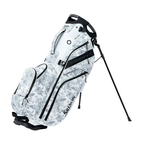 Srixon Golf Limited Edition S3 Signature Ser. Hawaii Floral Stand Bag White Grey
