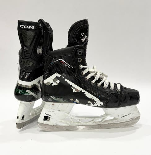 CCM Jetspeed FT6 Pro (white/green) Pro Stock Skates - Size 8.5R