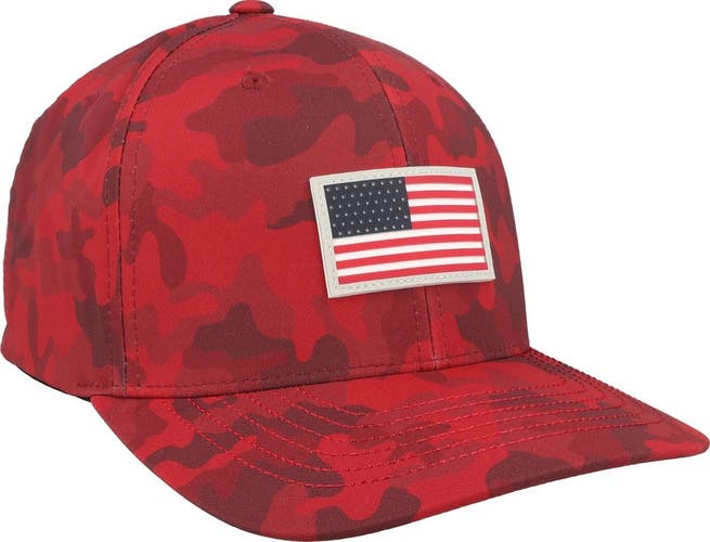 Puma Puma X Volition Camo 6 Panel Golf Hat Cap One Size Color: Strong Red NEW!