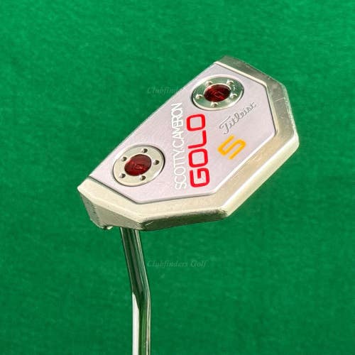 LH Scotty Cameron 2016 GoLo 5 35" Single-Bend Mallet Putter Golf Club Titleist