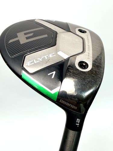 Callaway Elyte X 7 Wood 21 Denali Charcoal 50g 5.5 Regular Flex Winn Grip