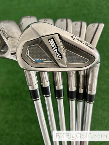 Taylormade Sim 2 Max OS Iron Set 5-A / KBS Max MT 85 Regular