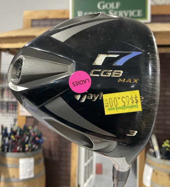 TaylorMade r7 CGB MAX #3 Fairway Wood 42.5" REAX 45 Ladies Flex Graphite RH USED