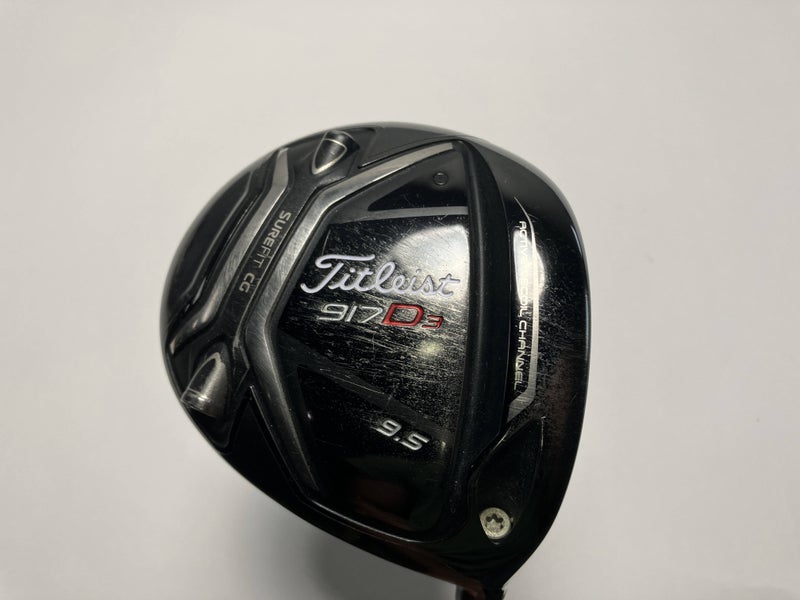 Titleist 917 D3 Driver 9.5* Project X Even Flow 6.0 65g Stiff Graphite Mens RH