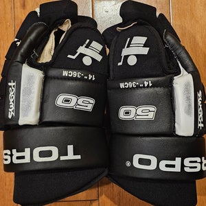 Torspo Sweet 50 Hockey Gloves – Senior 14” – Classic Pro Style (Used)