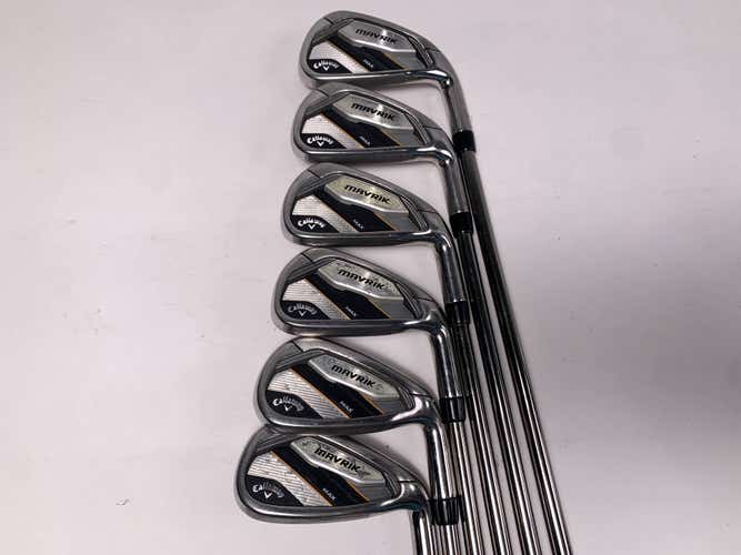 Callaway Mavrik Max Iron Set 4-9 UST Mamiya Recoil ESX 480 F2 Senior Graphite RH