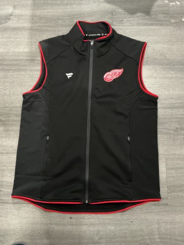 Detroit Red Wings NHL Black Large Men's Vest (New)