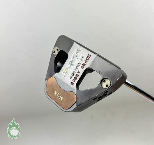 Used Right Handed MacGregor Bobby Grace M5K Putter Steel Golf Club 35"