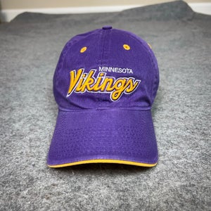 Minnesota Vikings Mens Hat Strapback Purple Gold Cap Football NFL Reebok Dad