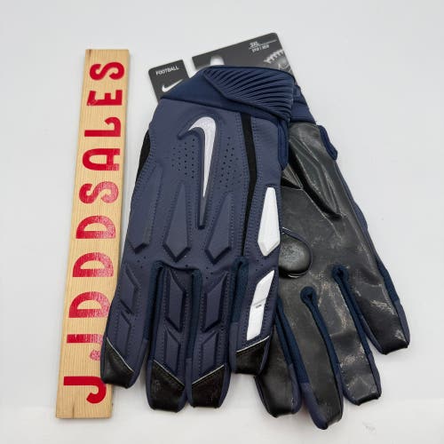 Nike D-Tack Football Gloves Lineman NFL Navy White PGF766-494 Men’s Sz 3XL NWT
