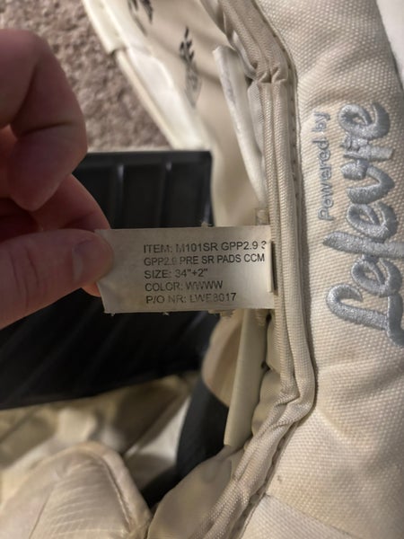 34" CCM Premier P2.9 Goalie Leg Pads (Used)