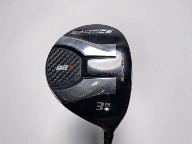 Tour Edge Exotics CBX 3 Fairway Wood 15* HZRDUS Red 5.5 62g Regular RH