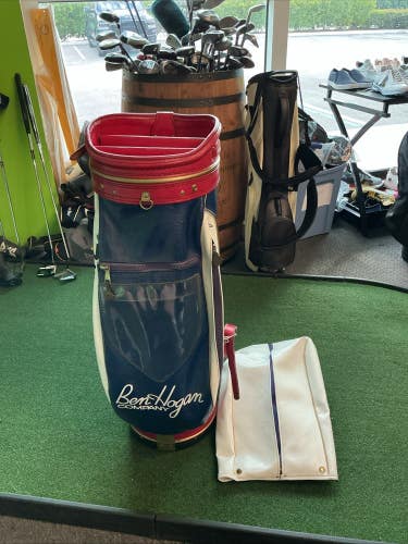 Ben Hogn Leather Vintage Staff Bag 6-Way Dividers W/ Cover