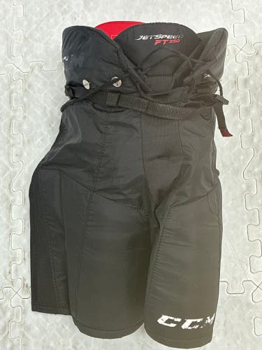 Black Junior XL CCM JetSpeed FT350 Hockey Pants (Used)