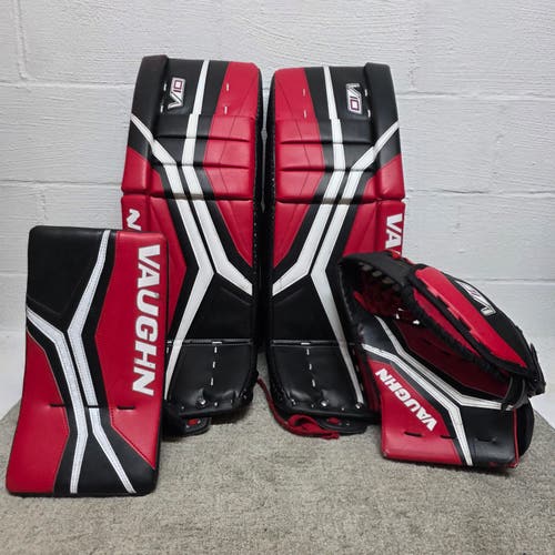 Vaughn Velocity 10 Goalie Leg Pads, Glove, and Blocker Set