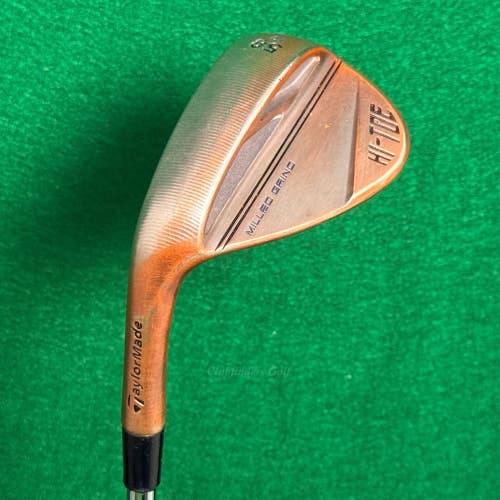 LH TaylorMade Milled Grind Hi-Toe 3 Copper 58-13 58 Lob Wedge Hi-Rev Regular