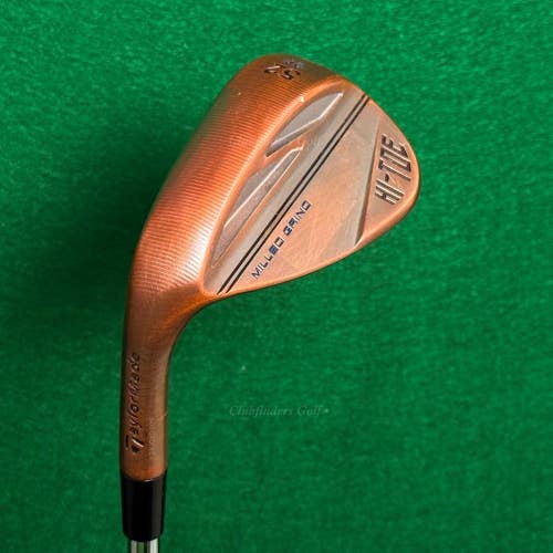 LH TaylorMade Milled Grind Hi-Toe 3 Copper 52-9 52 Gap Wedge Hi-Rev Regular