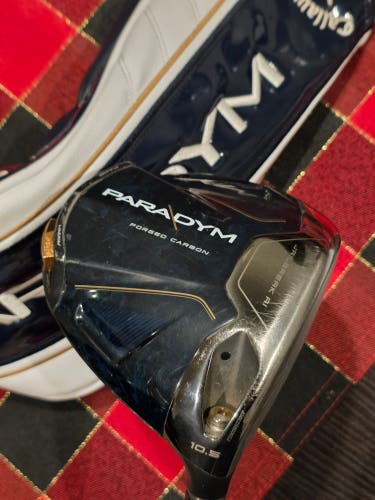 RIGHT HAND CALLAWAY PARADYM 1-WOOD 10.5 GRAPHITE C6 RED 50G REGULAR FLEX