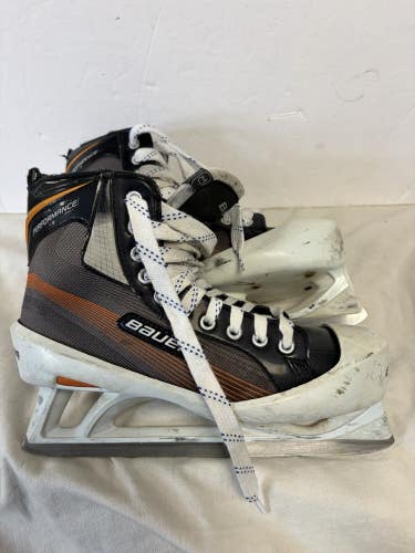 Senior Size 10 Bauer Performance Ice Hockey Goalie Skates
