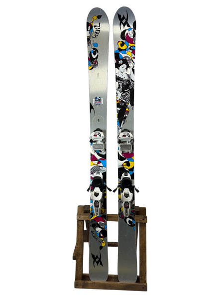 156cm Volkl Aura Skis w/ Marker Griffon Bindings