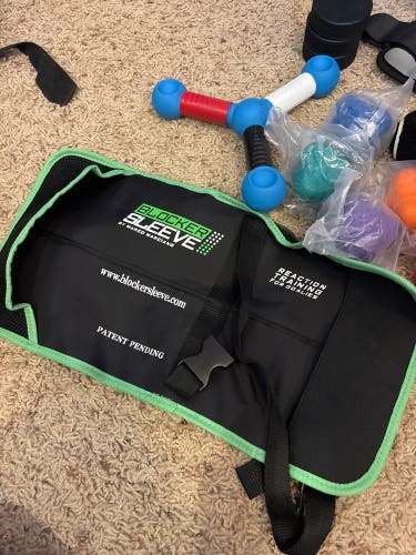 used hockey goalie training accessories