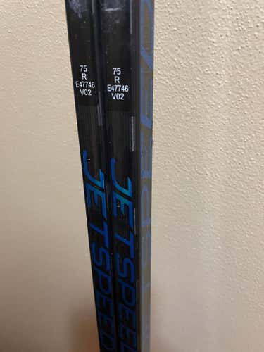 Senior CCM JetSpeed FT7 Pro Left Hand Hockey Stick P88 75 Flex (Used)