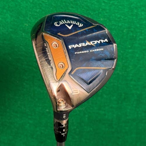 LH Callaway Paradym 15 Fairway Wood 3 Project X HZRDUS Silver 5.5 60G Regular