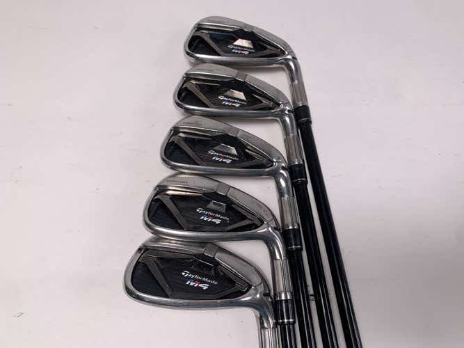TaylorMade M4 Iron Set 5-9 Fujikura Atmos 6R Regular Graphite Mens RH +1"