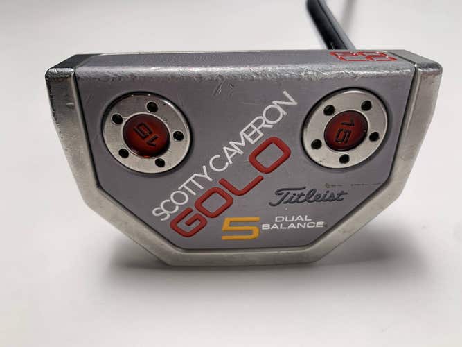 Scotty Cameron Golo 5 Dual Balance 2015 Putter 37.5" Mens RH - NEWW LONG GRIP