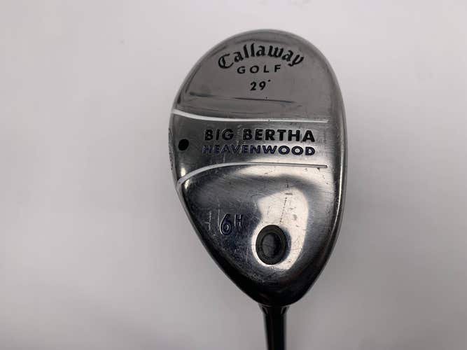 Callaway Big Bertha Heavenwood 6 Hybrid 29* Aldila 50g Ladies Graphite Womens RH