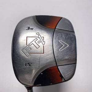 Callaway FT-i Squareway 3 Fairway Wood 15* Fujikura Fit On Regular Mens LH