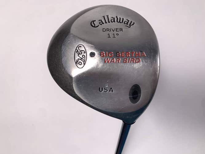 Callaway Big Bertha Warbird Driver 11* RCH 90 Firm Graphite Mens RH Midsize Grip