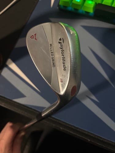 Men's TaylorMade MIlled Grind Right Handed Wedge Regular Flex 54 Degree Steel Shaft (Used)