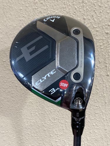 Men's Callaway Elyte Fairway Wood Right Handed Stiff Flex 3 Wood (New)