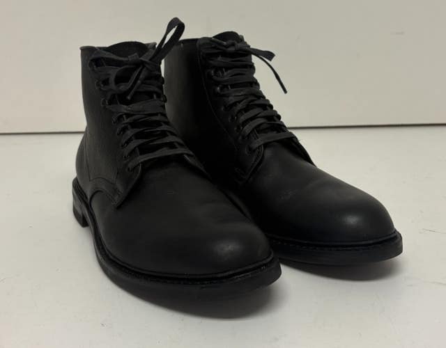 Allen Edmunds Higgins Mill Weatherproof Black Leather Boots Dianite US 11.5 NEW