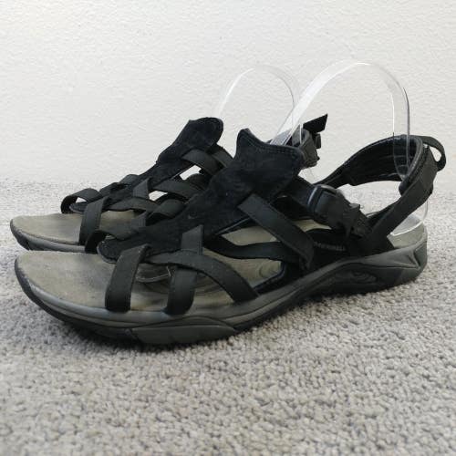 Merrell Siren Avin Sandals Womens Size 11 Shoes Black Slingback Sport J85260