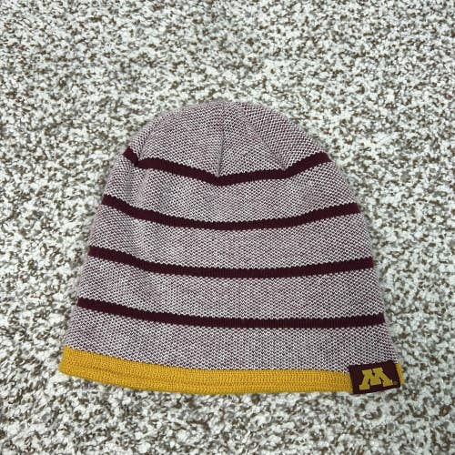 Minnesota Golden Gophers Hat Beanie One Size Maroon Gold NCAA Football The Game