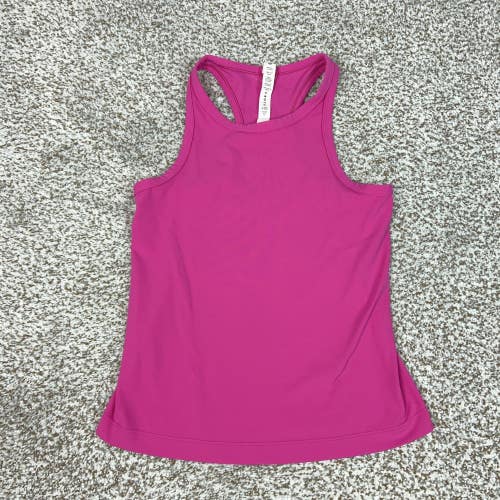 Lululemon Tank Top Womens 6 Pink Scoop Neck Racerback Athletic Yoga Workout Gym