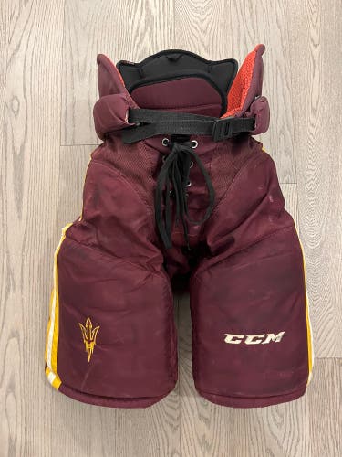 Pro Stock Arizona State Sun Devils CCM HP45 Hockey Pants - Small