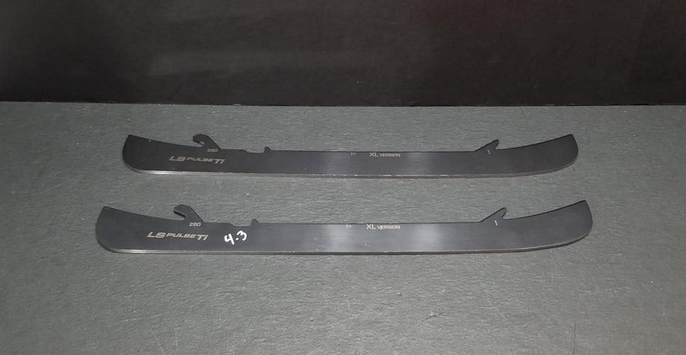 Bauer TUUK LS PULSE TI EDGE XL BLACK Hockey Skate Steel Runners 280 Blades