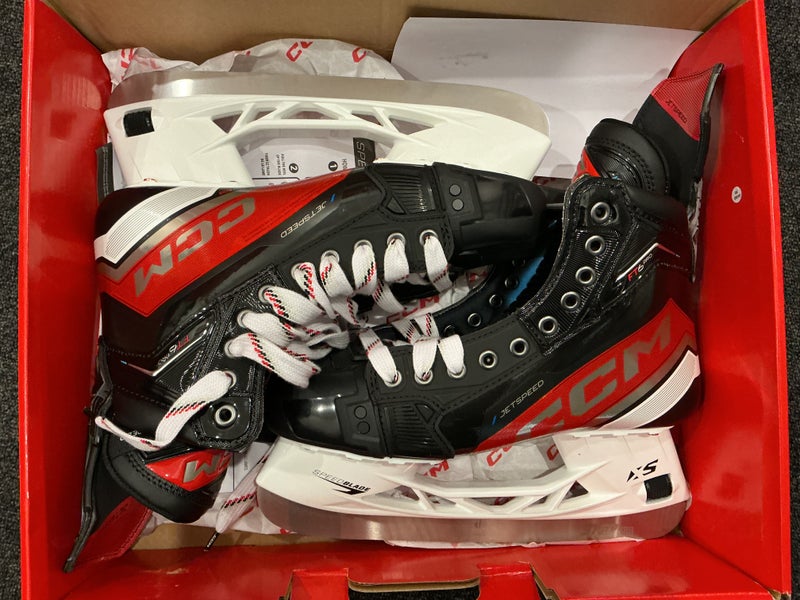 CCM JetSpeed FT6 Pro Hockey Skates 8.5 Tapered (NO BLACK STEP STEEL)