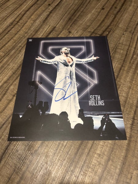 Seth Rollins WWE Autographed Photo 11” x 14”