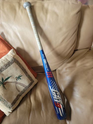 Marucci CAT9 Pastime Senior League 29"/19 oz (-10) USSSA Baseball Bat - Red/Blue