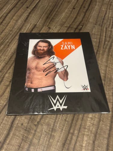 Sami Zayn WWE VIP Package Autographed Photo 11” x 14”