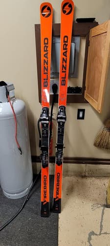 Unisex 2023 Racing 188 cm Blizzard Firebird GS FIS Skis With Bindings (New)
