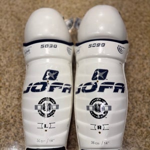 Jofa 5090 Shinpads 14” NEW 
flaps removed